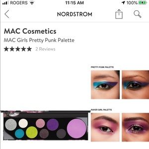 MAC PRETTY IN PUNK EYESHADOW PALETTE